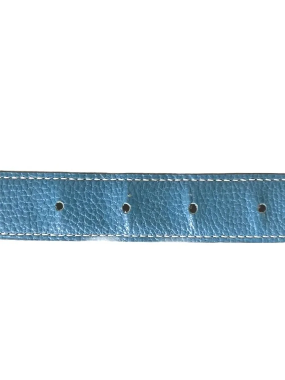 Hermes Leather Belt Single Type Blue